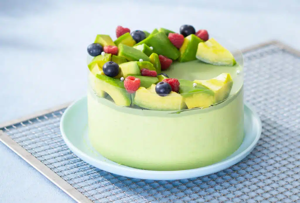 Gâteau avocat sans cuisson