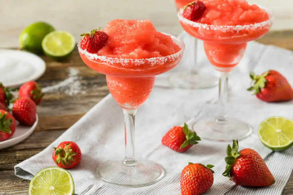 Margarita aux Fraises Sans Alcool