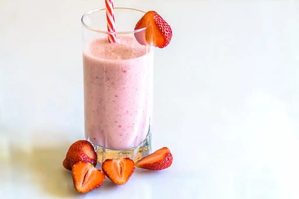 Smoothie aux fraises facile