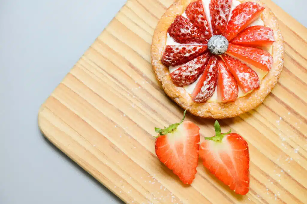 Tartelettes à la crème pâtissière et aux fraises