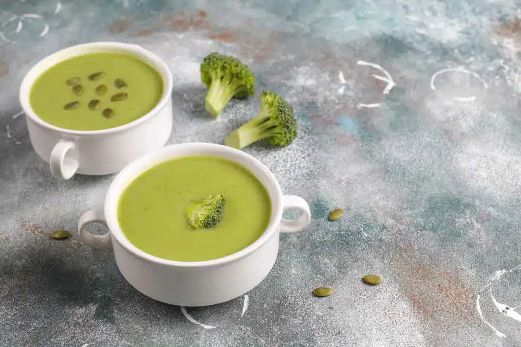 la soupe brocoli & pomme de terre