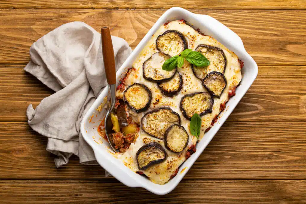 Gratin aux aubergines