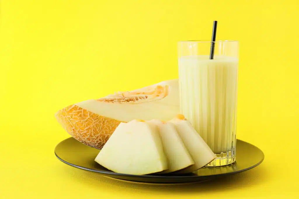 Milkshake melon facile