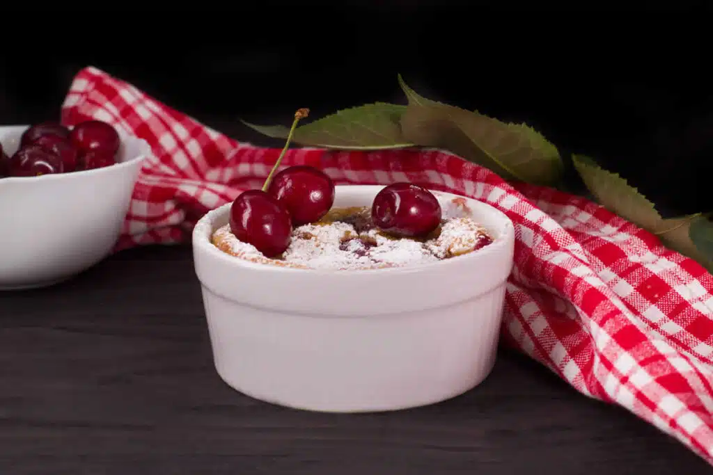 Mini clafoutis aux cerises