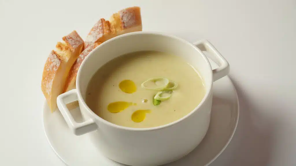 Soupe de poireaux et pomme de terre