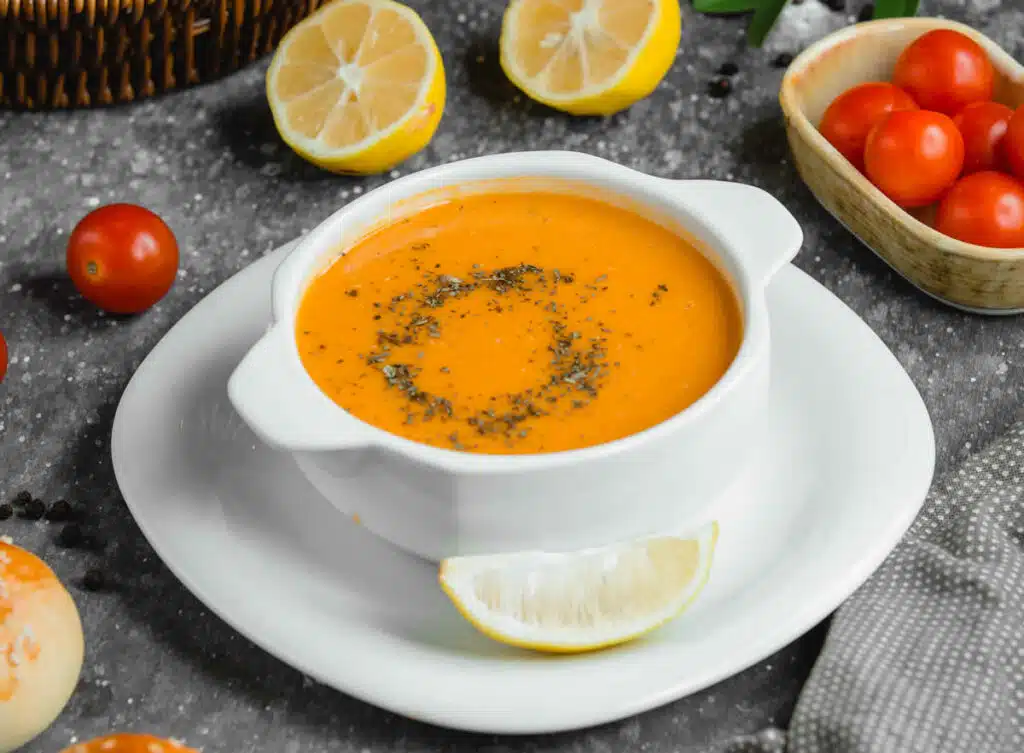 Soupe de tomate crémeuse