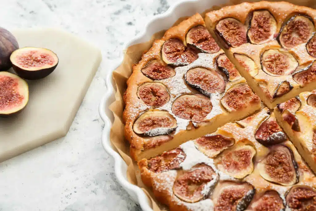 Tarte aux figues et amandes