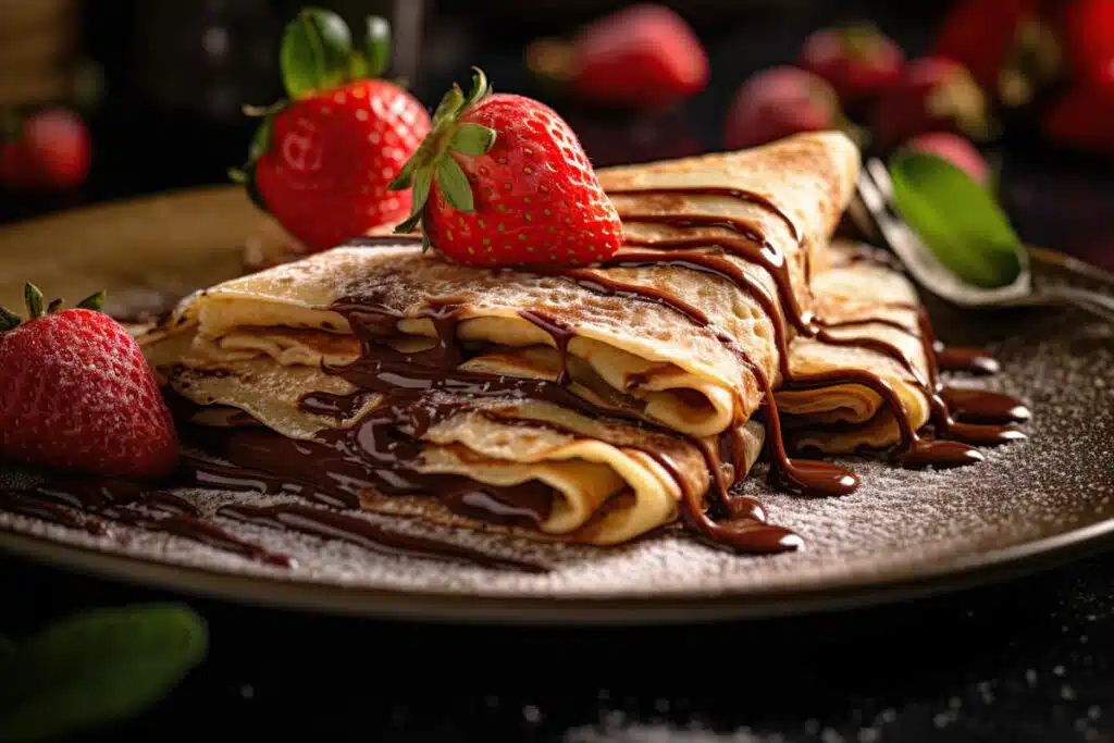 Crêpes à la farine de blé