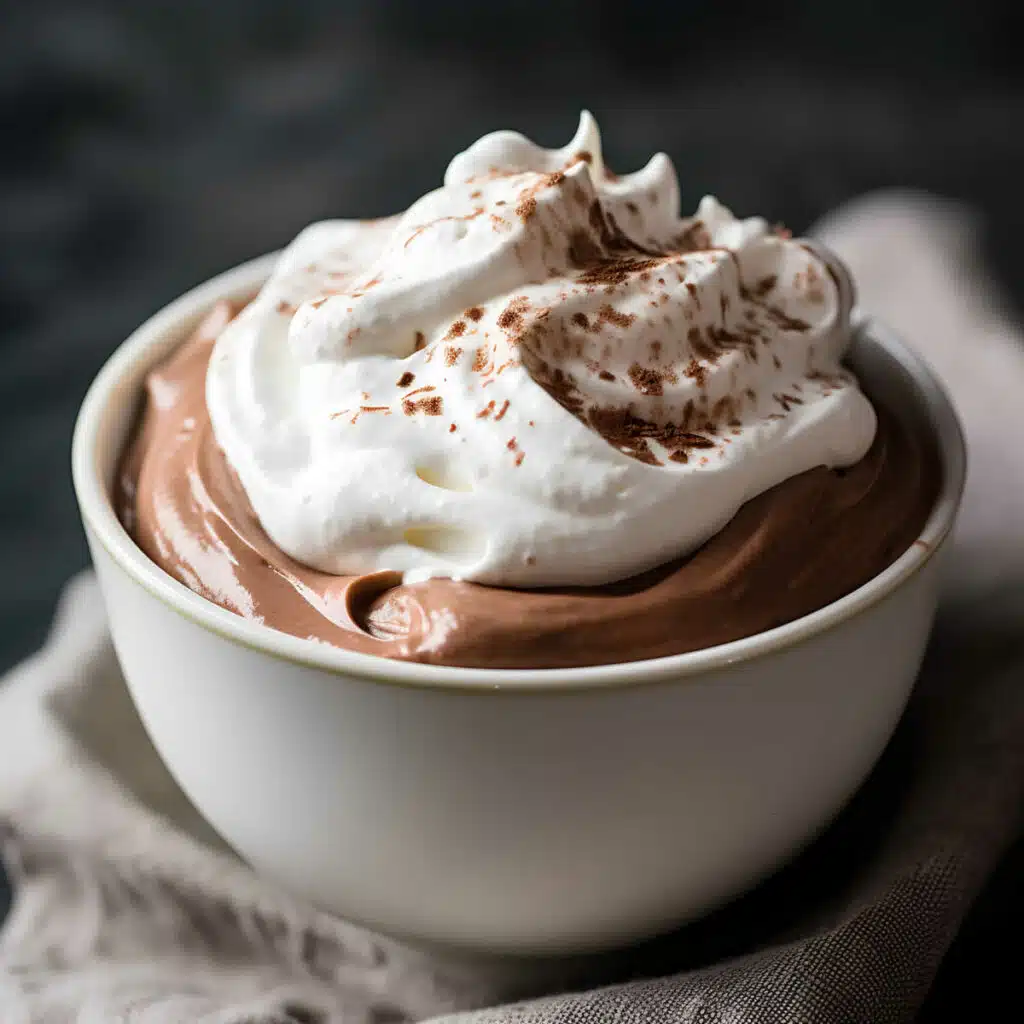 Mousse au chocolat à la crème