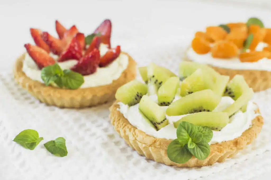 Tartelettes à la crème de mascarpone et fruits