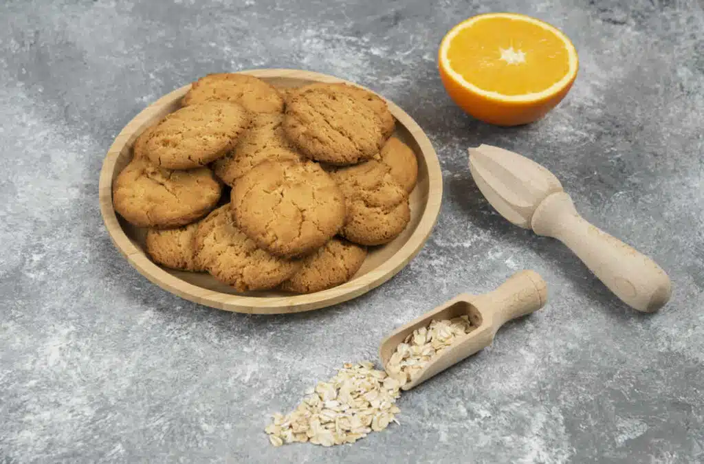 Biscuits à l'orange et aux flocons d'avoine