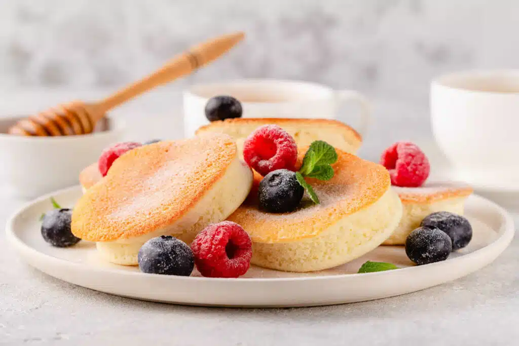 Pancakes japonais soufflés