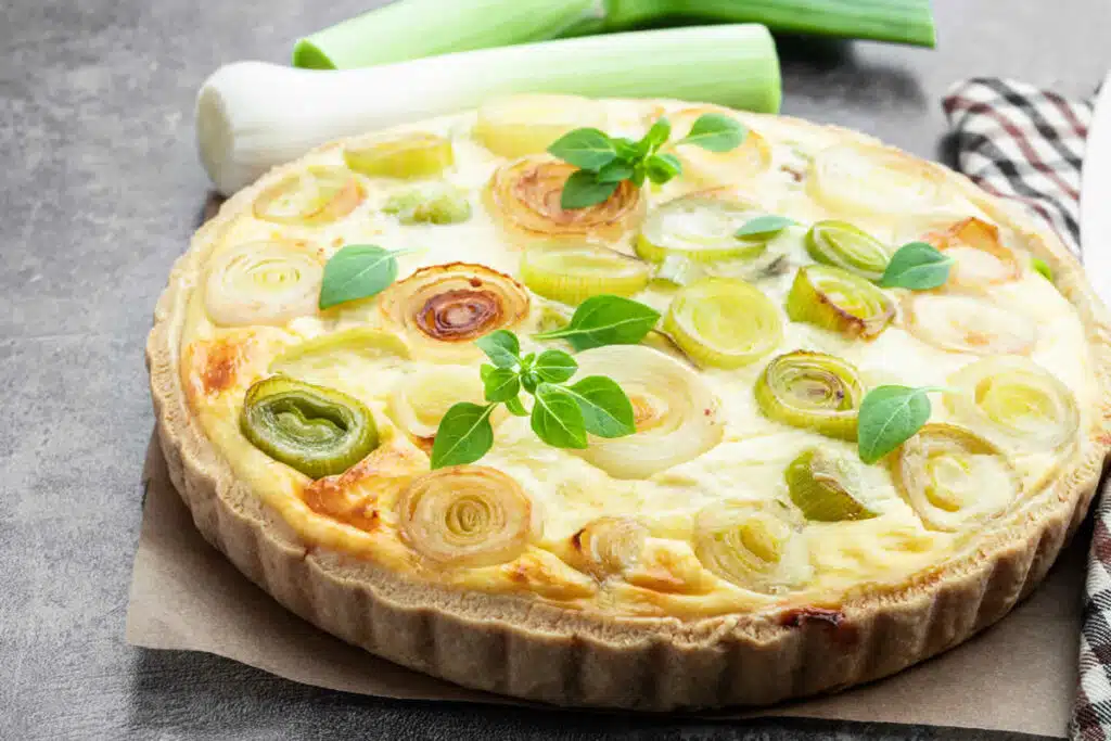 Quiche aux poireaux recette facile