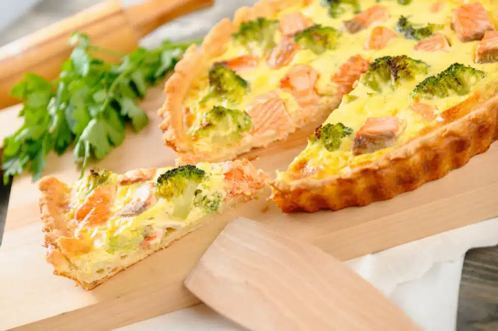 Comment faire la quiche du brocoli et saumon