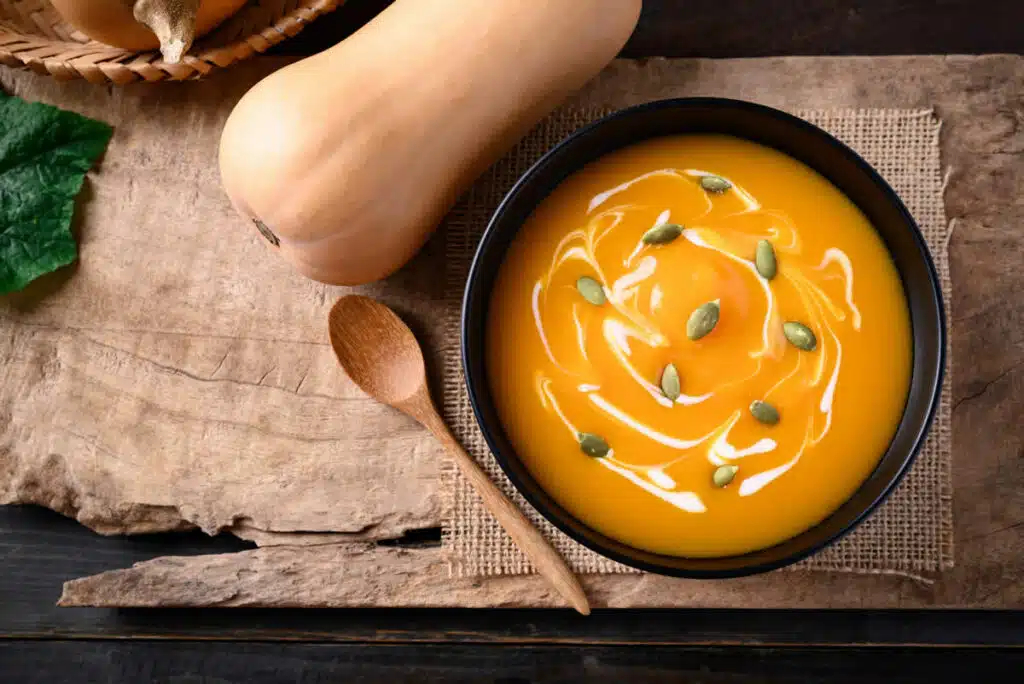 Soupe butternut et patate douce