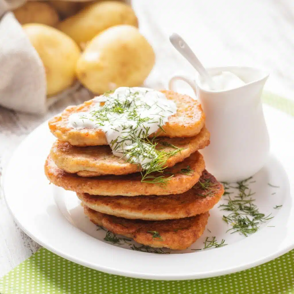 Galettes de pommes de terre croustillantes