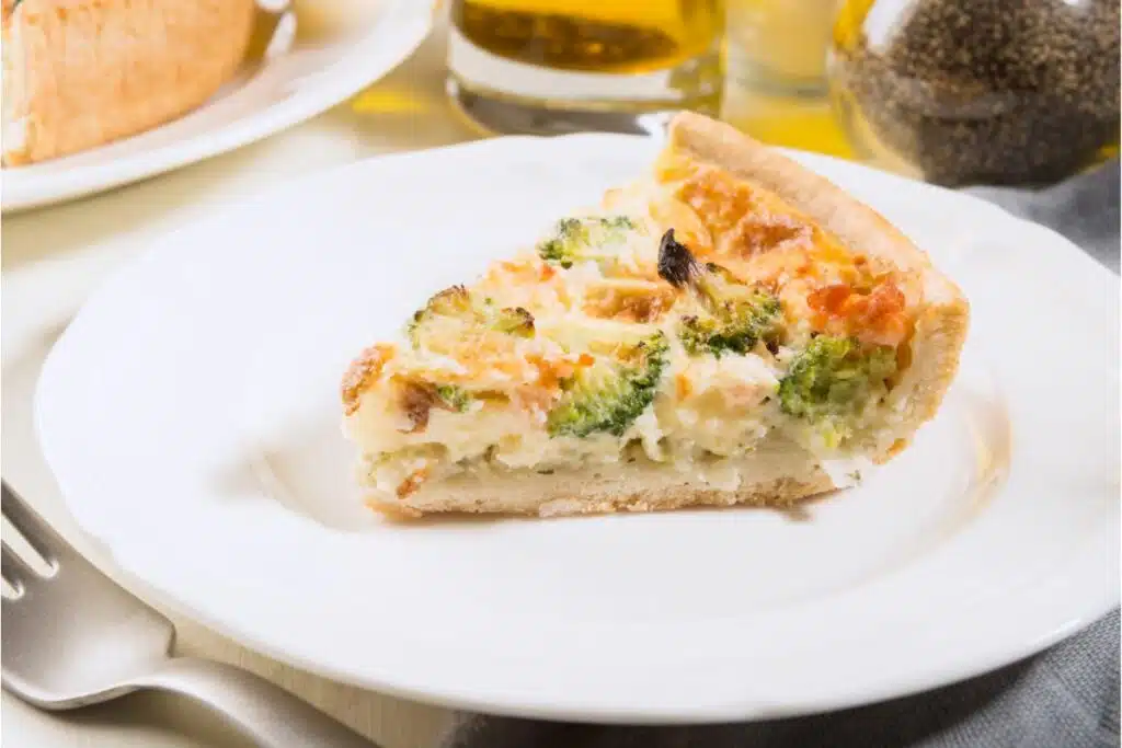 Tarte brocoli saumon