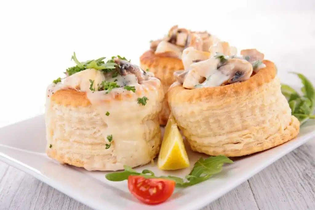 Vol-au-vent aux champignons