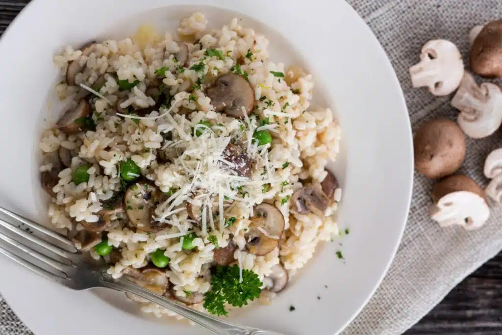 Risotto champignon parmesan