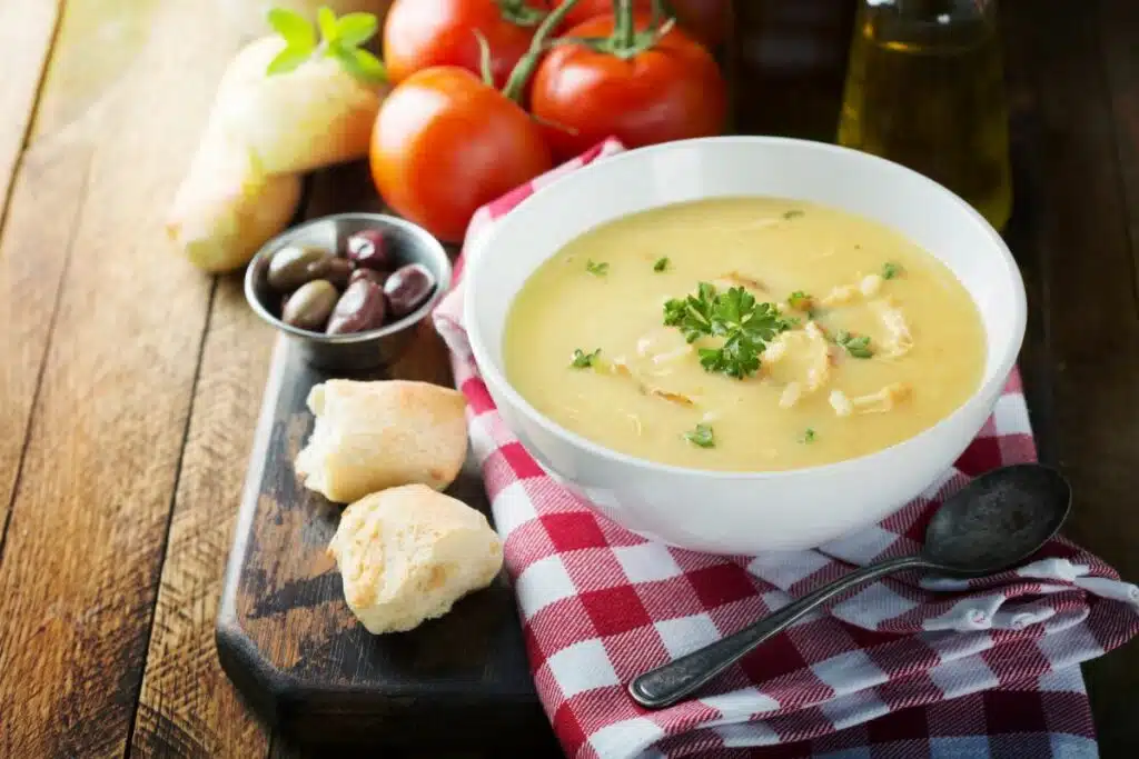 La Soupe de Poulet au Citron