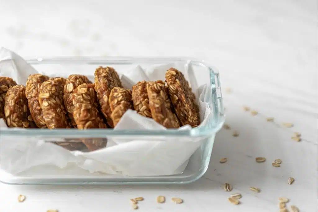 biscuits à l'avoine et aux bananes