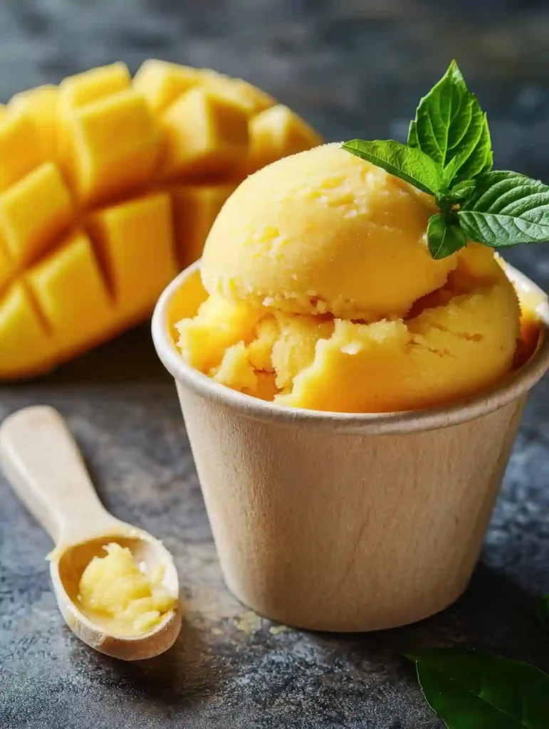 Sorbet mangue au thermomix