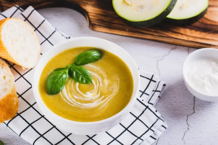 Comment faire soupe crémeuse courgettes