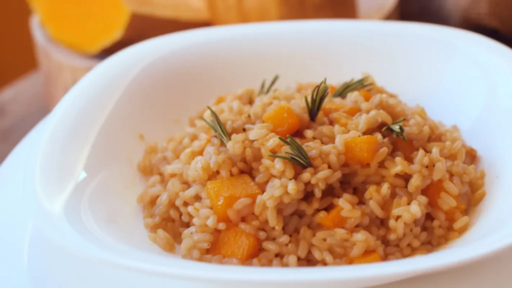 Risotto à la citrouille au Cookeo