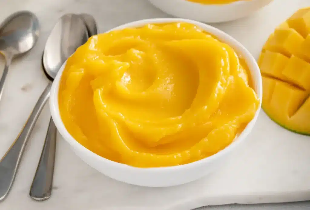 Crème glacée à la mangue