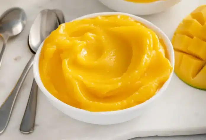 Crème glacée mangue