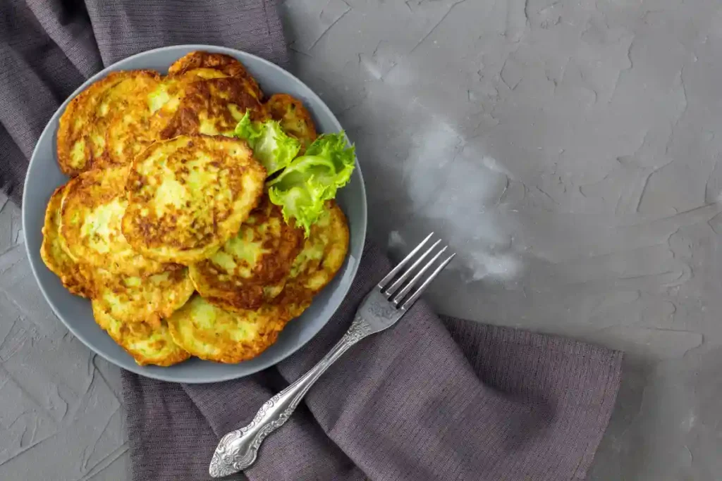 Beignets de courgette à la poêle