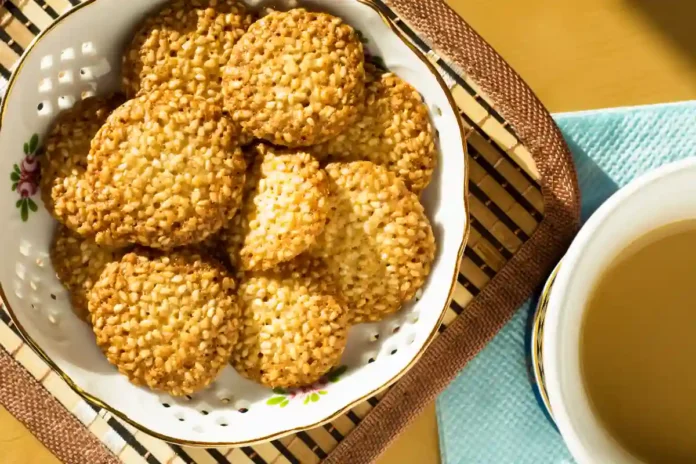 Biscuits sésame fait maison