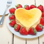 Cheesecake en forme de coeur