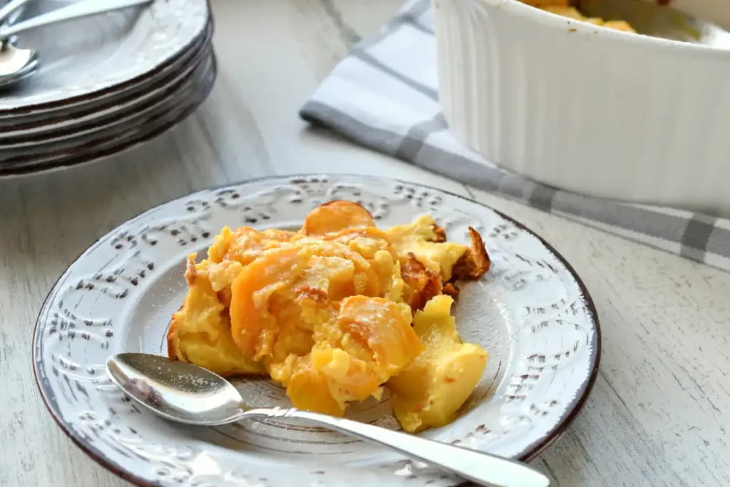 Clafoutis aux pommes caramélisées