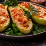 Courgettes farcies végétariennes