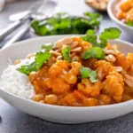 Curry végétalien au chou-fleur pois chiches et courge