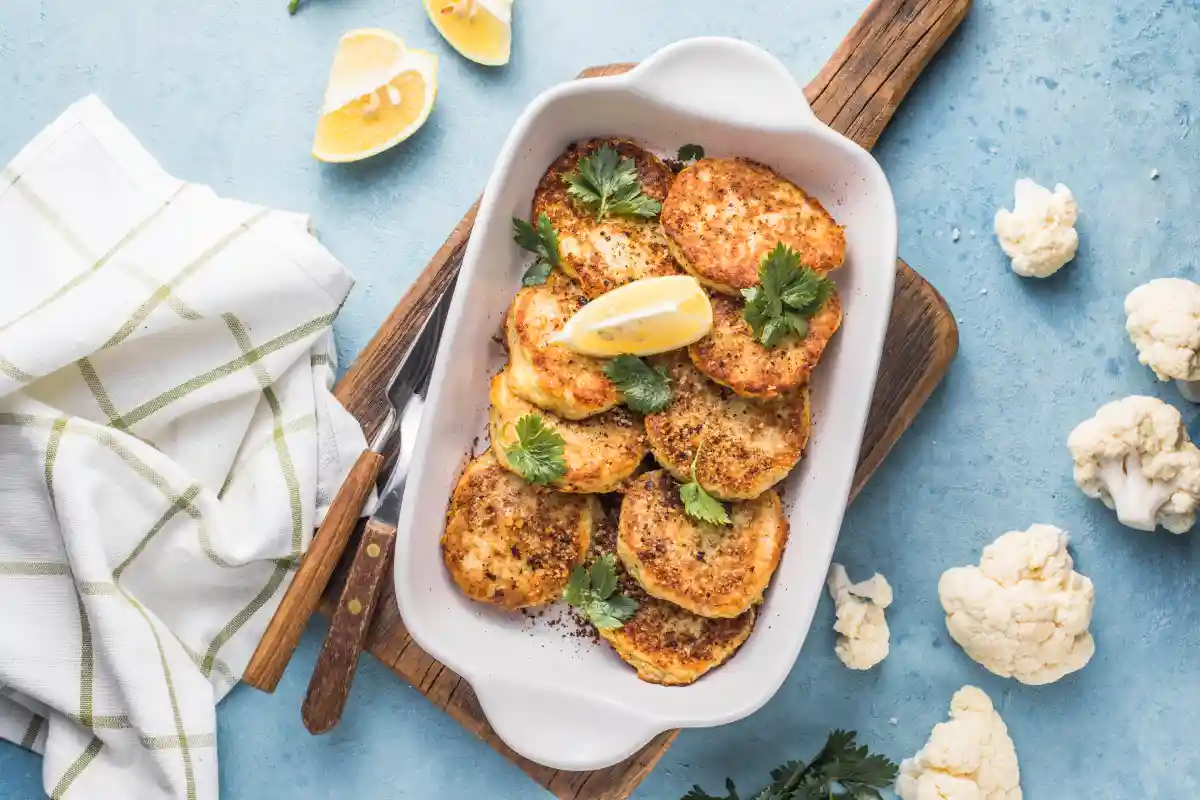 Galettes de chou-fleur au four