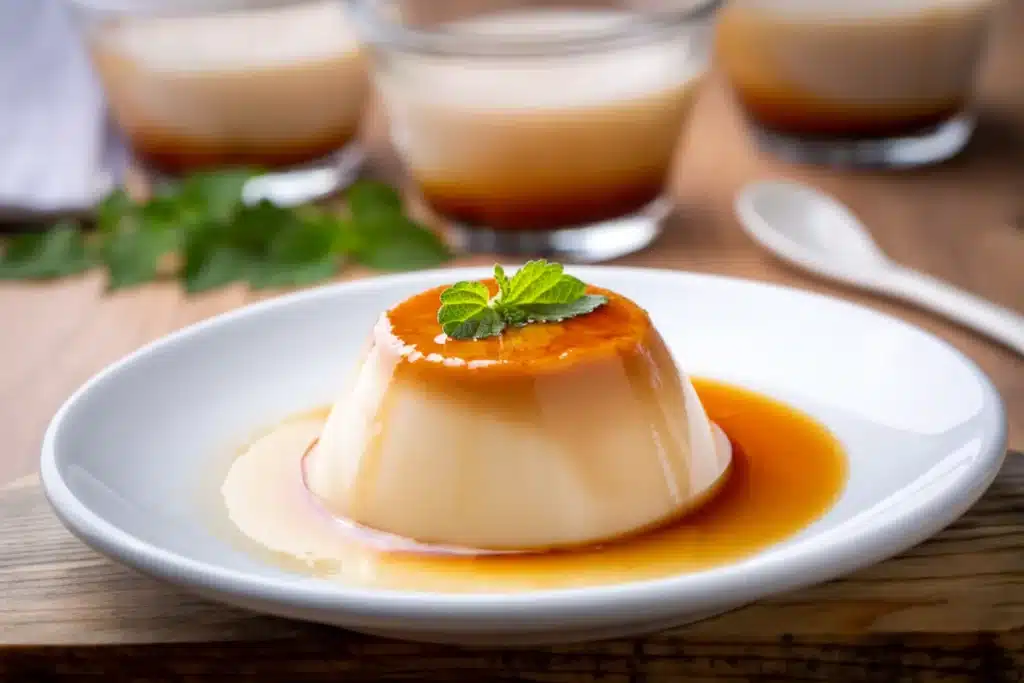 Le pudding au caramel