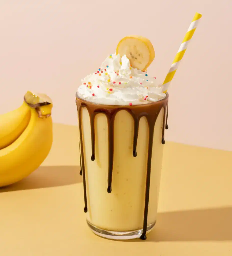 Milk-shake à la Banane et au Chocolat