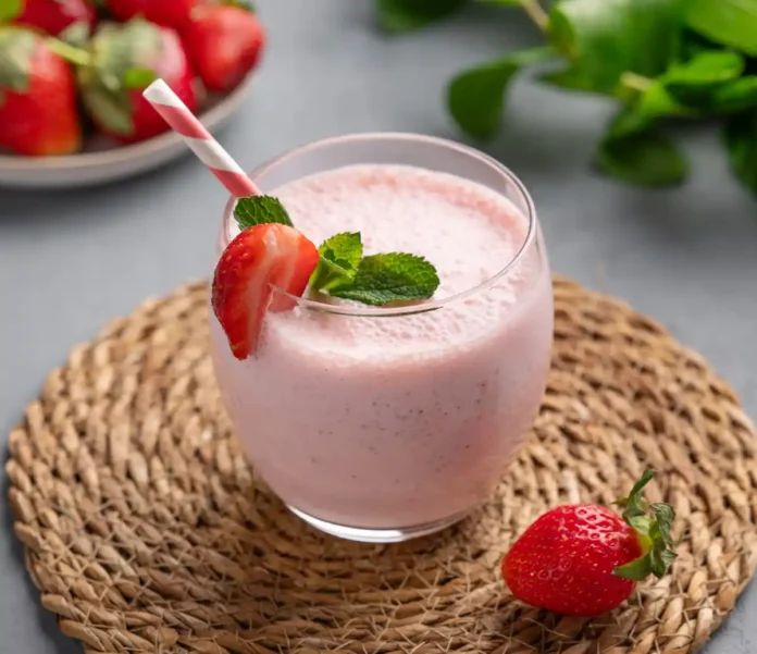 Milkshake fraise facile