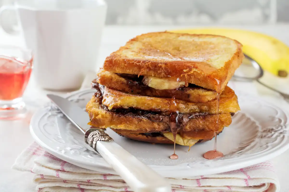 Pain Perdu au Chocolat et à la Banane