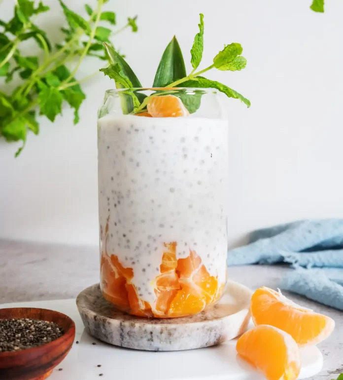 Pudding Chia Verre avec Yaourt Clémentine