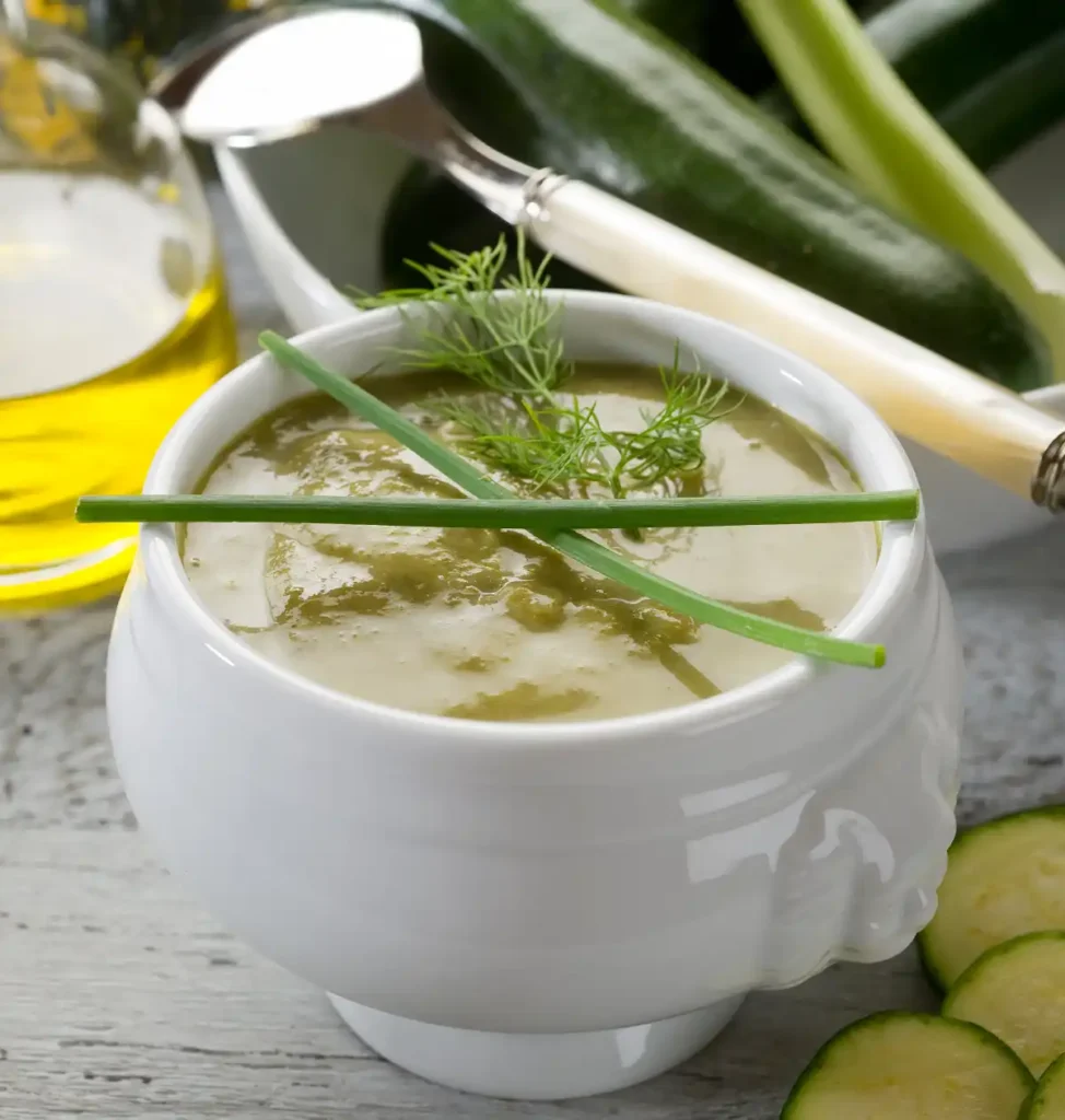 Soupe de courgette au Boursin