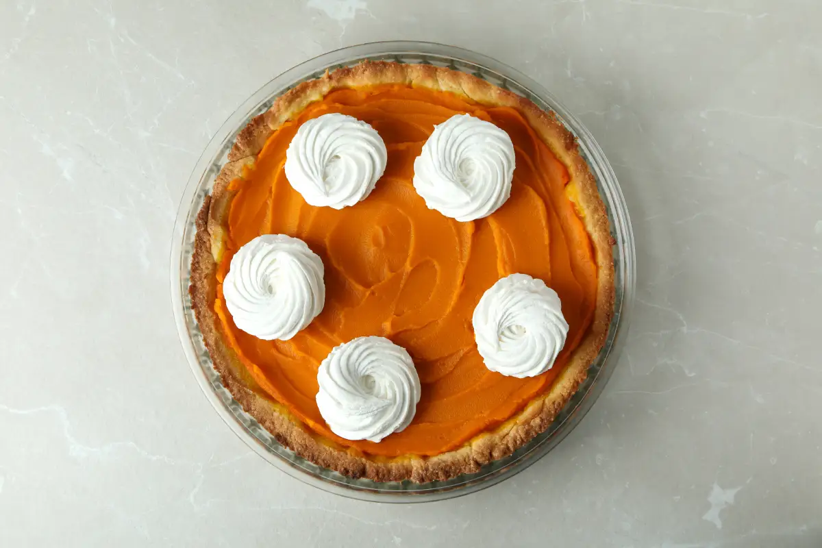 Tarte sucrée à la purée de courge butternut