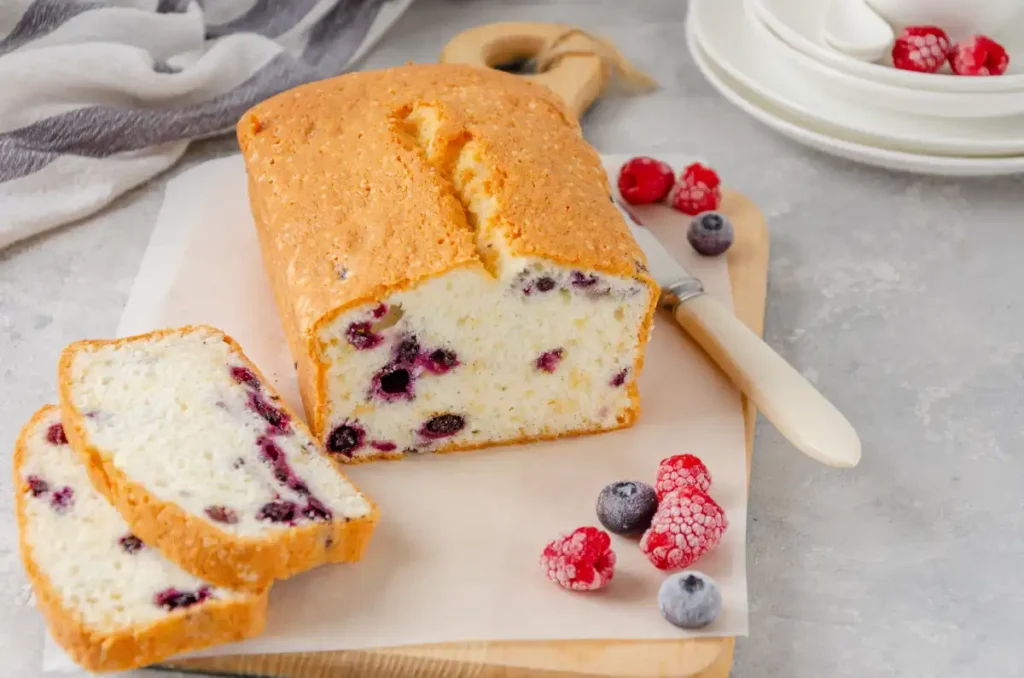 cake aux fruits rouges