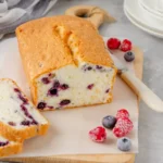 cake aux fruits rouges