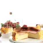 Gâteau au fromage brûlé basque