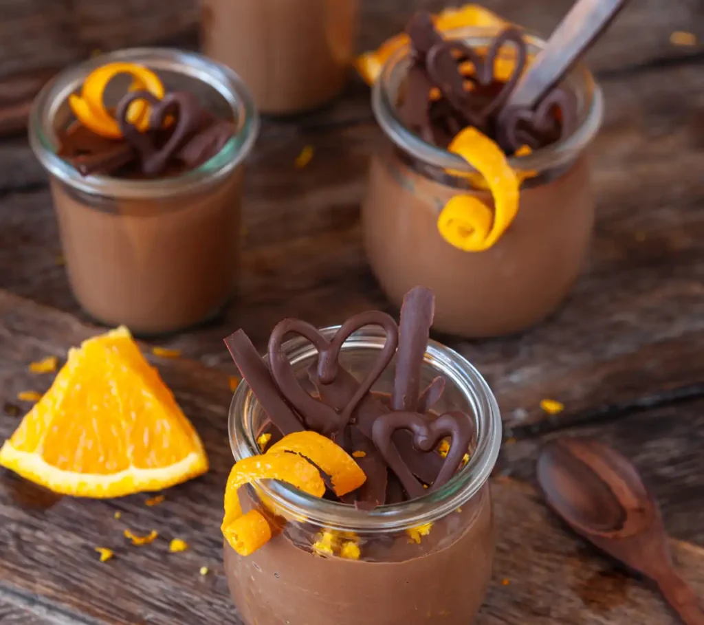 mousse au chocolat à l'orange