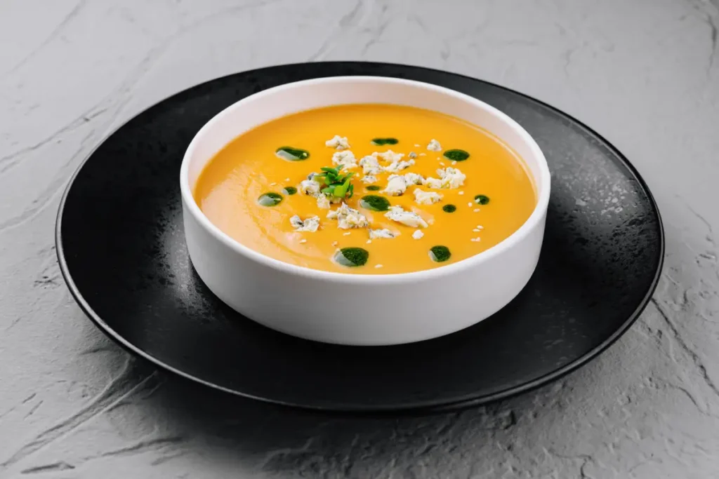 soupe crémeuse à la citrouille