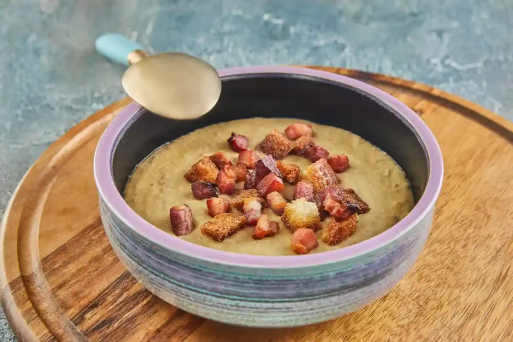 soupe veloutée aux lentilles vertes